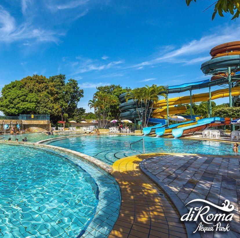 Spazzio Diroma Com Acesso Ao Acqua Park - Temporada Cn Adriele 卡达斯诺瓦斯 外观 照片