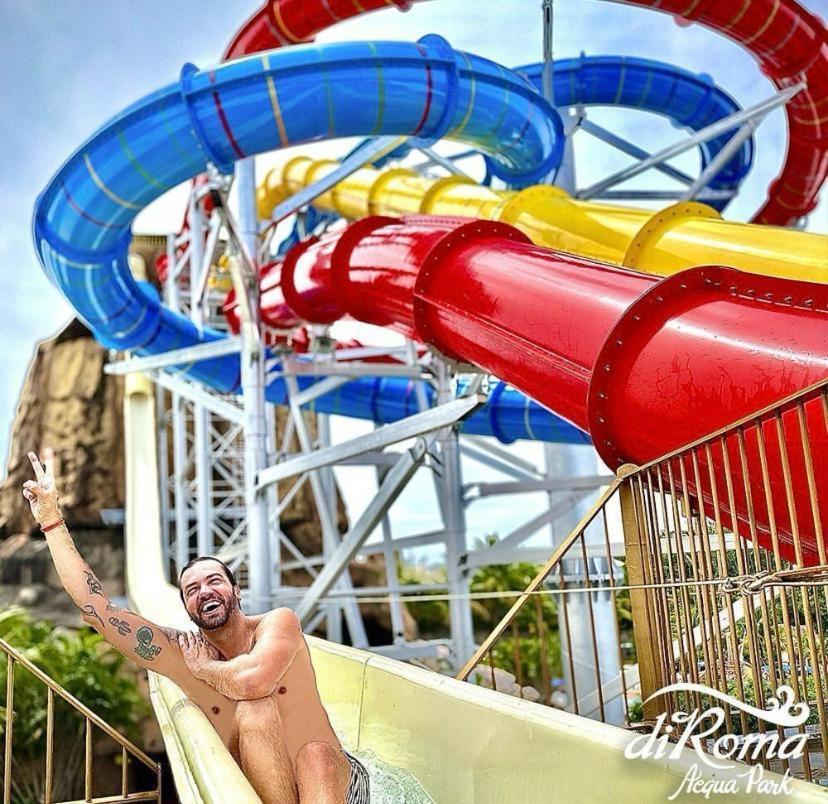Spazzio Diroma Com Acesso Ao Acqua Park - Temporada Cn Adriele 卡达斯诺瓦斯 外观 照片