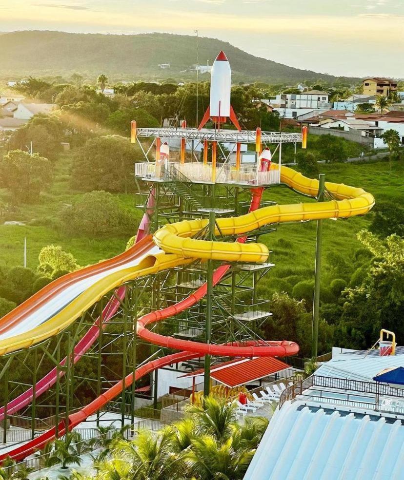 Spazzio Diroma Com Acesso Ao Acqua Park - Temporada Cn Adriele 卡达斯诺瓦斯 外观 照片