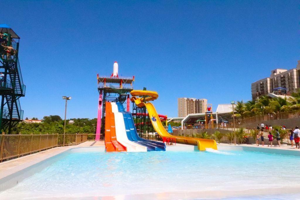 Spazzio Diroma Com Acesso Ao Acqua Park - Temporada Cn Adriele 卡达斯诺瓦斯 外观 照片